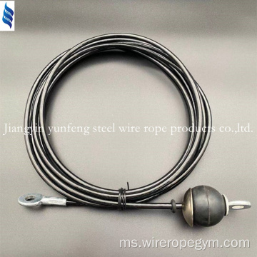 Kabel kecergasan dengan jaket TPU 4.0mm